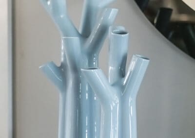 modern blue vases