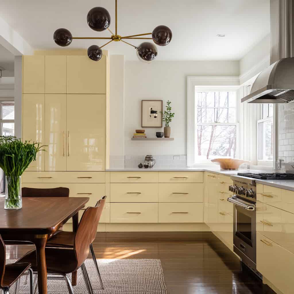 mid-century modern kitchen