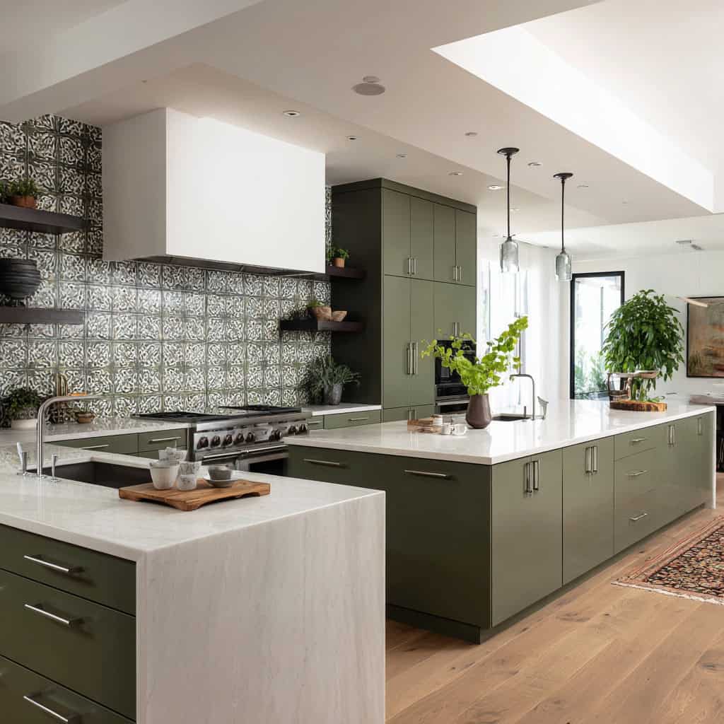 mid-century modern kitchen